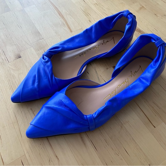 Royal Blue leather flats size 6.5 - Picture 2 of 6